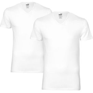basic 2-pack V-hals shirts wit