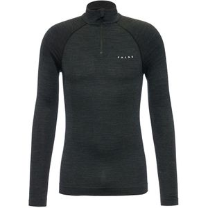 FALKE Zip Shirt Wool Tech Heren 33480 3000 black L