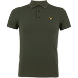 polo shirt plain logo groen