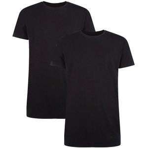 2-pack O-hals long shirts ruben zwart