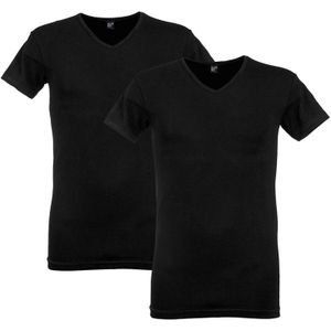 2-pack V-hals shirts oklahoma zwart