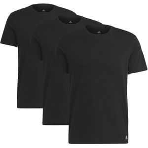 3-pack O-hals shirts active core zwart