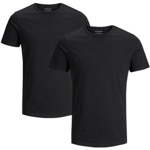 JACK & JONES Ondershirt JACBASIC (set van 2) Zwart