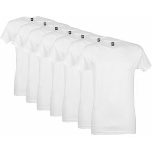 7-pack V-hals shirts vermont wit