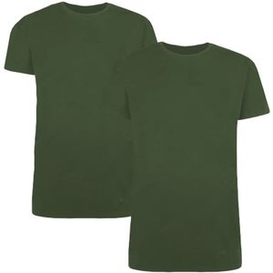 2-pack O-hals shirts ruben groen