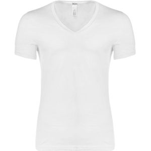 supreme cotton V-hals shirt wit