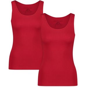 dames 2-pack tanktops anna rood