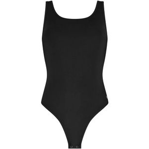 dames O-hals bodysuit olivia zwart