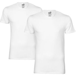 basic 2-pack O-hals shirts wit