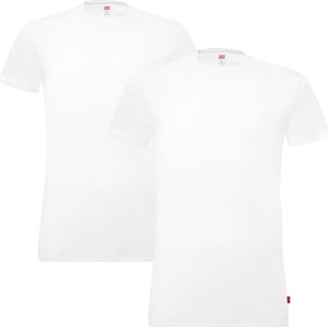 2-pack O-hals shirts wit