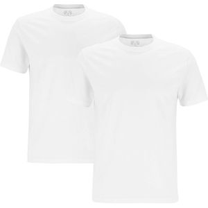 american 2-pack O-hals shirts wit