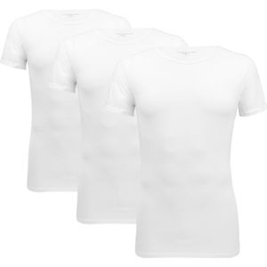 3-pack O-hals shirts wit