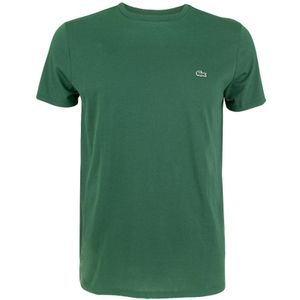 O-hals shirt small logo groen II