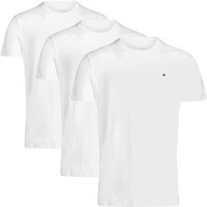 signature cotton essentials 3-pack O-hals shirts wit