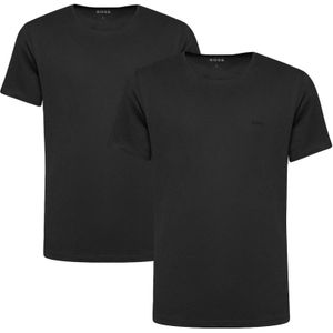 BOSS 2-pack O-hals shirts comfort zwart