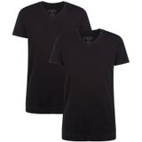 2-pack V-hals long shirts velo zwart