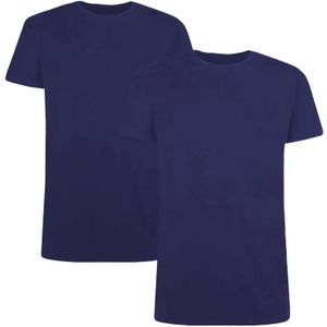 2-pack O-hals shirts ruben blauw
