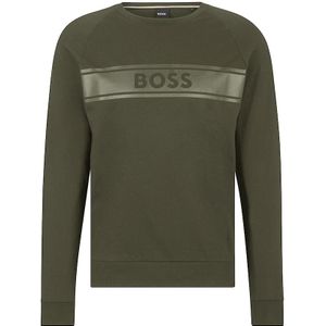 BOSS authentic O-hals sweatshirt groen