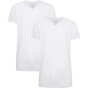 2-pack V-hals long shirts velo wit