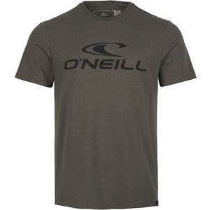 O-hals shirt logo groen