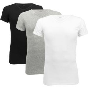 3-pack V-hals shirts multi