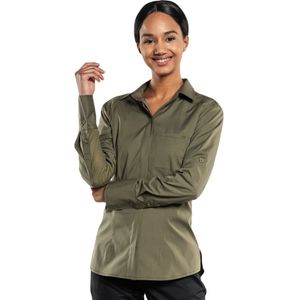 Chaud Devant - UFX - Dames Shirt - Zandkleur - Gemêleerde Stof