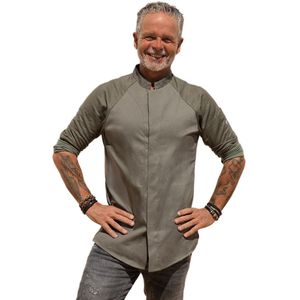 Cheffix Koksbuis Nassau | Olijf Groen | lange mouw