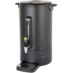 Hendi Elektrische Percolator - 14 Liter - Mat Zwart - Enkelwandige Koffiemachine Horeca