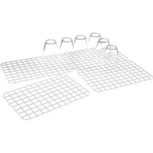 Hendi - Drainagematten - Wit - Polypropyleen - Set van 5