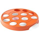 Hendi - Bierglasdrager - Kunststof - Voor 12 Glazen - Gaten 55 mm