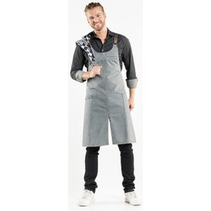 Chaud Devant Schort Forene Cross Grey Denim W75-L90 cm