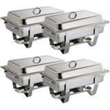 Olympia Milan Chafing Dish set 4 Stuks