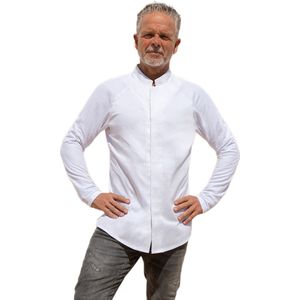 Cheffix Koksbuis Nassau | Wit | lange mouw