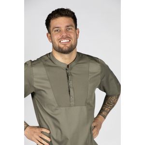 Cheffix Koksbuis Ice | Olijf Groen | korte mouw