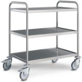 Serveerwagen - Zwart - Metaal