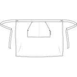 Chaud Devant Sloof Pouch Brown Denim W80 - L60 cm