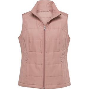 Dames Bodywarmer in rozenhout