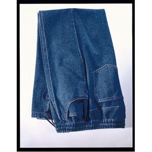 Heren Comfortbroek in blue-stonewashed