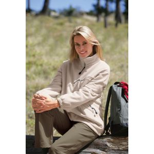 Unikleur Vest - Naturel - 100% Polyester - Ritssluiting