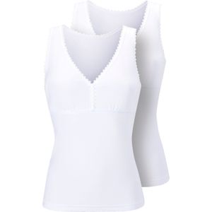 Wäschepur - Behahemd - Wit - Set van 2 - Zonder Beugel