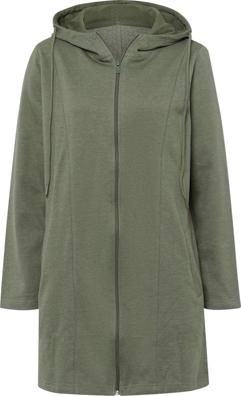 Lange Hoodie - Gemêleerd - Met Capuchon - Comfortabele Pasvorm