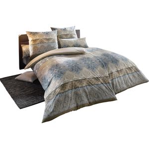 Bedtextiel in naturel/bruin