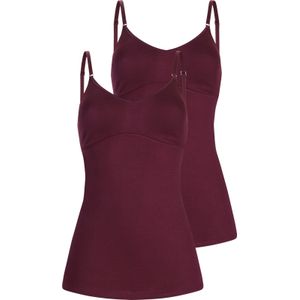 Dames Behahemd in braamrood