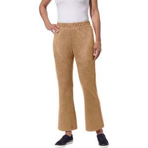 Dames Bootcut broek in camel