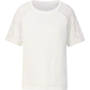 Dames Kanten shirt in ecru