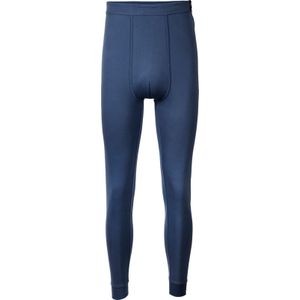 Heren Broek, lang in donkerblauw + donkerblauw bedrukt