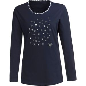 Marine - Pyjama - 100% Katoen - Lange Mouwen