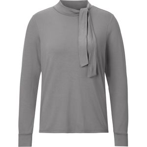 Dames Shirt met opstaande kraag in grijs