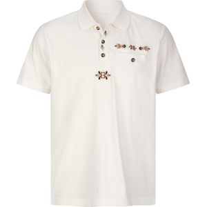 Heren Poloshirt in ecru