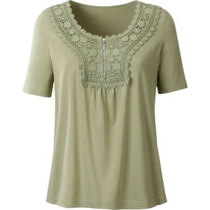 Riet - T-shirt - Unikleur - 50% Katoen 50% Modaal